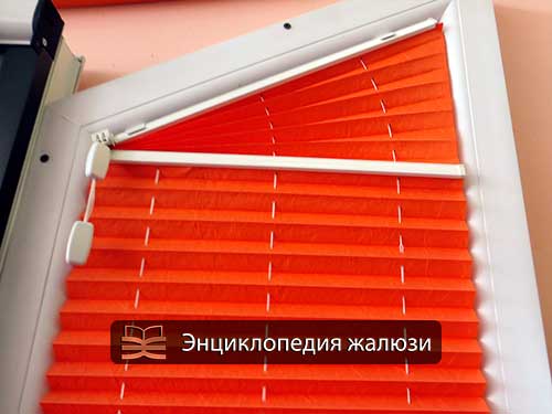 Plisse pour fenêtres en plastique