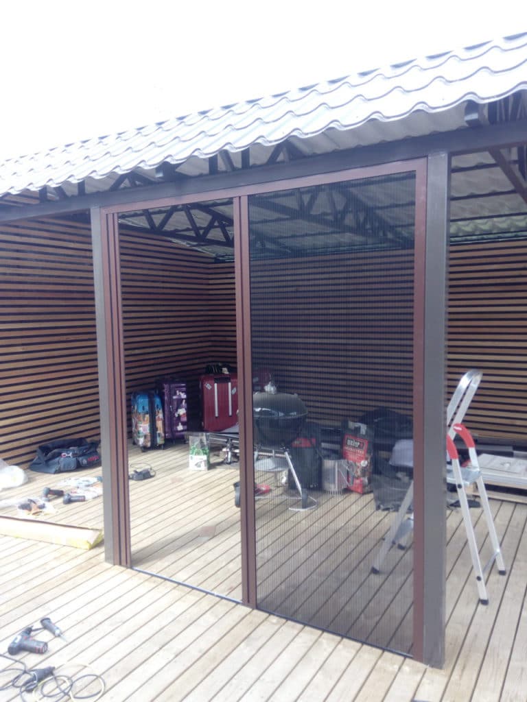 moustiquaires plissées