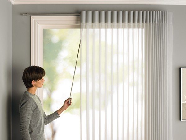 Tulle épais pour stores verticaux