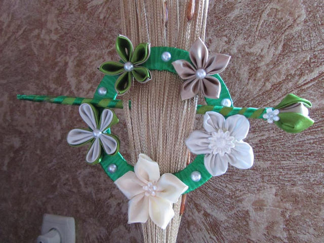 Porte-rideau à disque de style Kanzashi