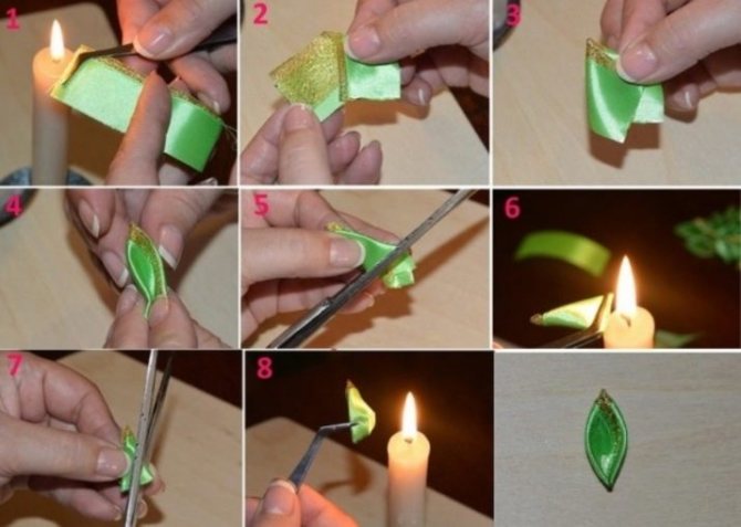 Embrasses pour rideaux utilisant la technique kanzashi: master classes avec photos, porte-bijoux à faire soi-même