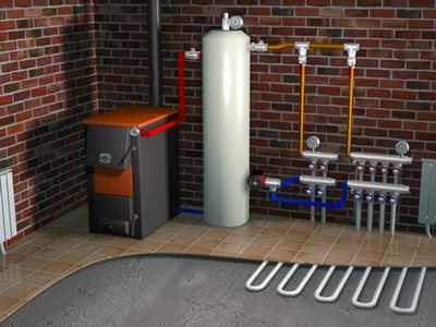 Raccordement de la chaudière au système de chauffage