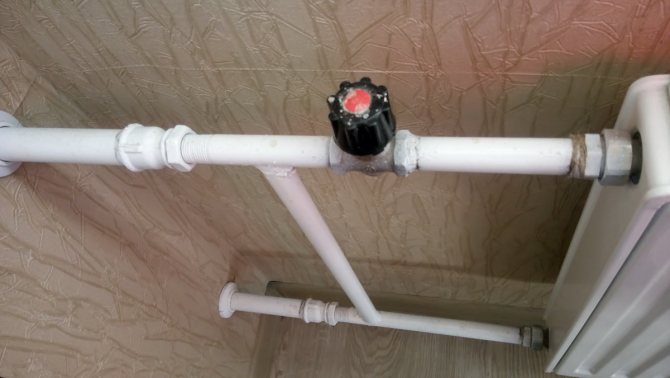 Connexion radiateur de chauffage