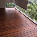 plancher de balcon ouvert