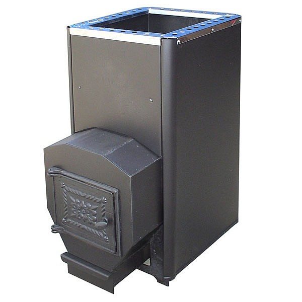 Foyer de sauna en acier entièrement fermé