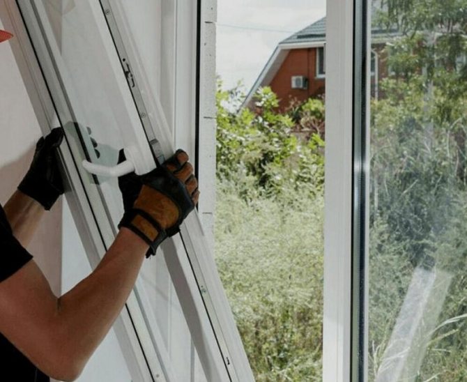 fenêtres de sueur dans une maison privée