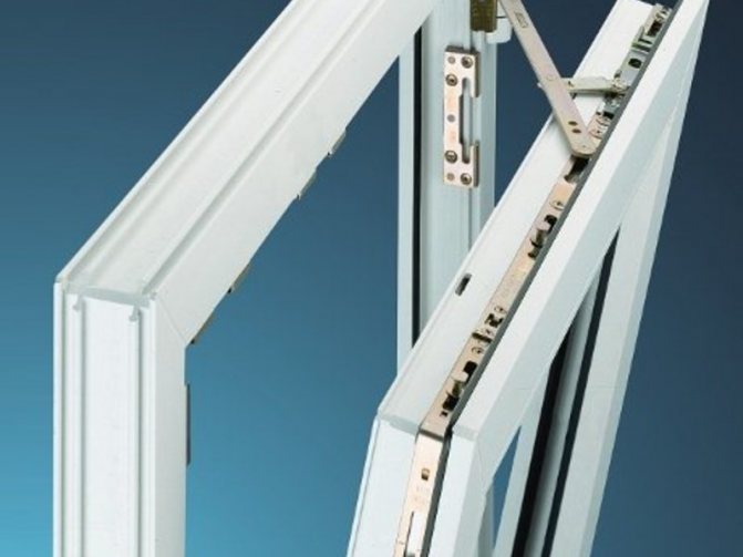 Mécanisme d'inclinaison et de rotation pour la sélection des fenêtres en plastique