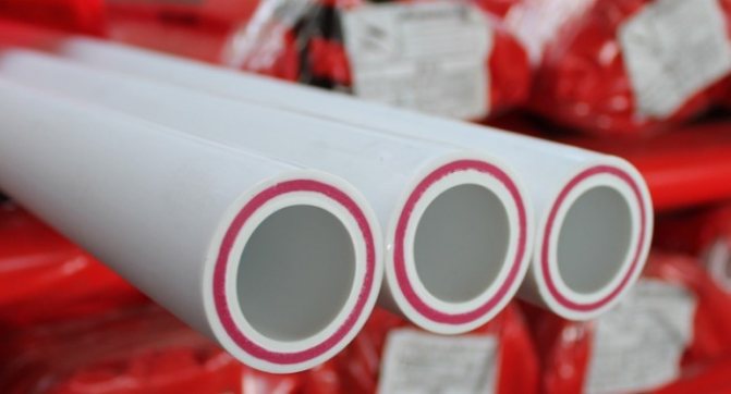 Tuyau PPR avec fibre de verre