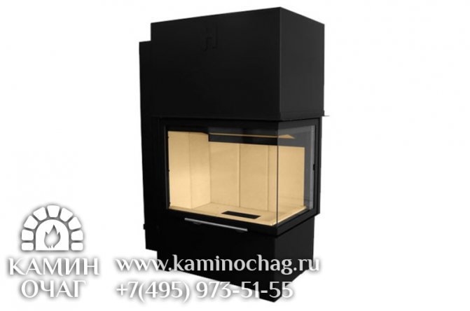 Règles d'installation d'une cheminée en métal: manuel d'utilisation, insert de cheminée Hajduk Volcano 2Ph one part glass