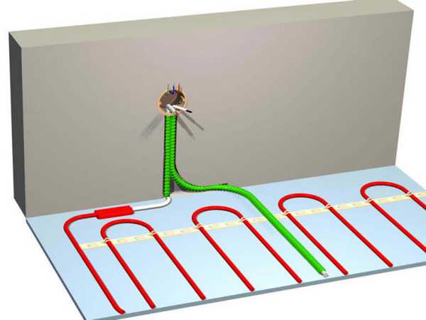 Lors de l'installation d'un plancher électrique, la première étape consiste à installer un thermostat.