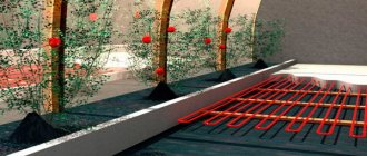 Exemple d'installation de bande dans une serre