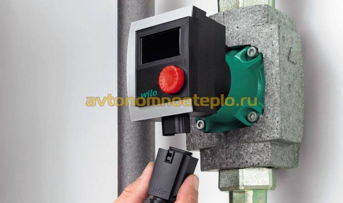 Circulation forcée avec une pompe Wilo pour les systèmes de chauffage domestique