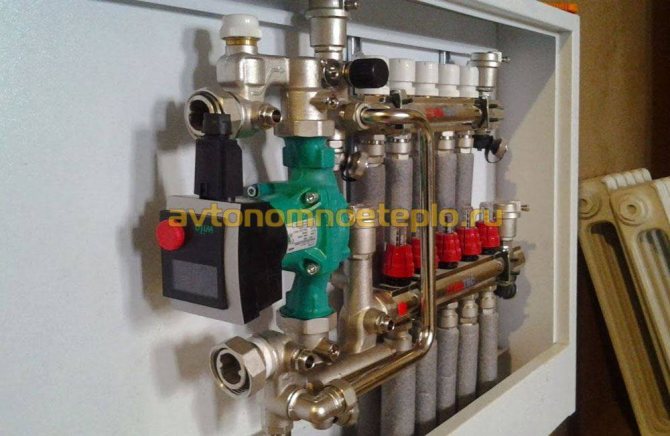 Circulation forcée avec une pompe Wilo pour les systèmes de chauffage domestique