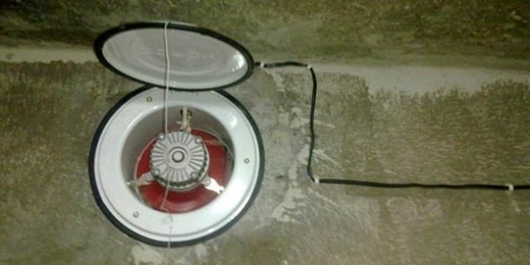 ventilation forcée au sous-sol