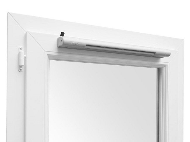 vanne d'alimentation pour fenêtre en plastique Aereco