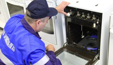 Processus d'allumage du four