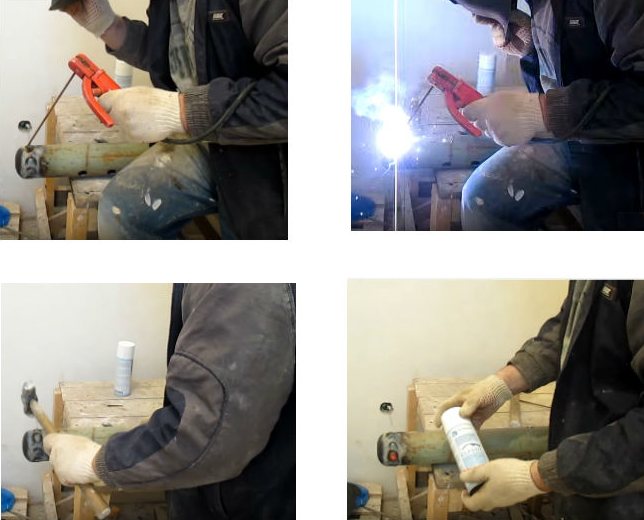 Procédé de soudage par flèche hydraulique