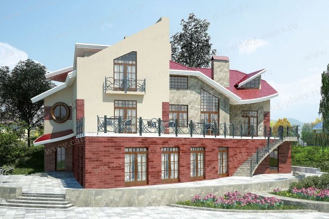 Projet de chalet avec vitrage panoramique moderne