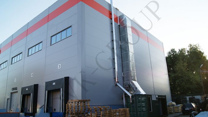 conception de systèmes de chauffage pour entrepôts de gros