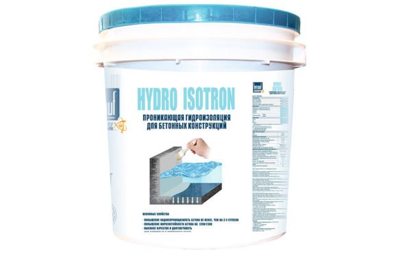 imperméabilisation pénétrante dans un seau