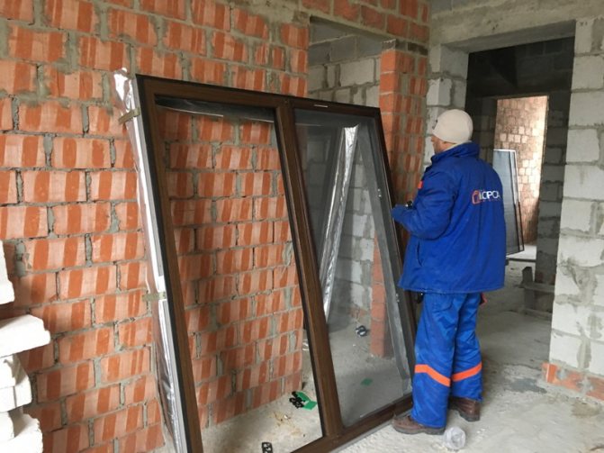 Installation de fenêtres ignifuges