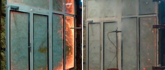 fenêtres ignifuges en feu