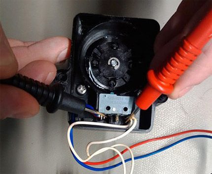 Vérification de l'actionneur de la vanne à trois voies