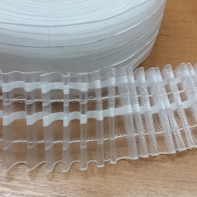 ruban de rideau transparent