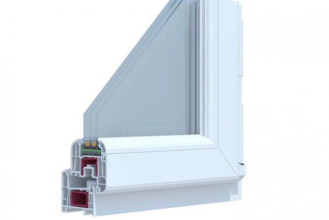 Profilé PVC avec profondeur d'installation accrue