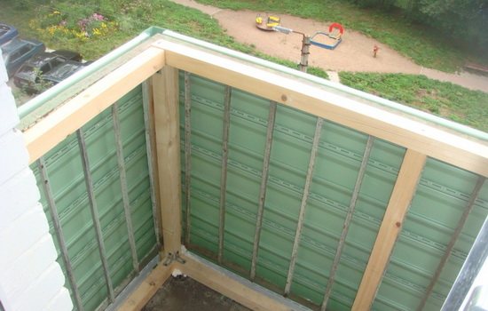 Travaux nécessaires à la reconstruction du balcon