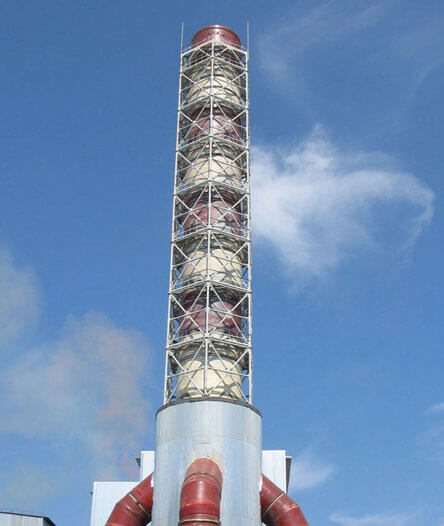 calcul de la hauteur du tuyau de la chaufferie