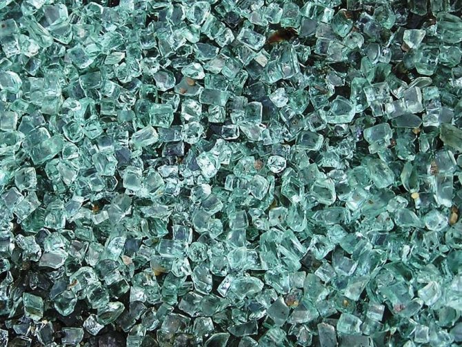 Verre trempé cassé