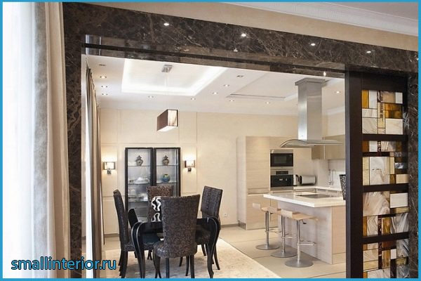 Portes coulissantes dans la cuisine