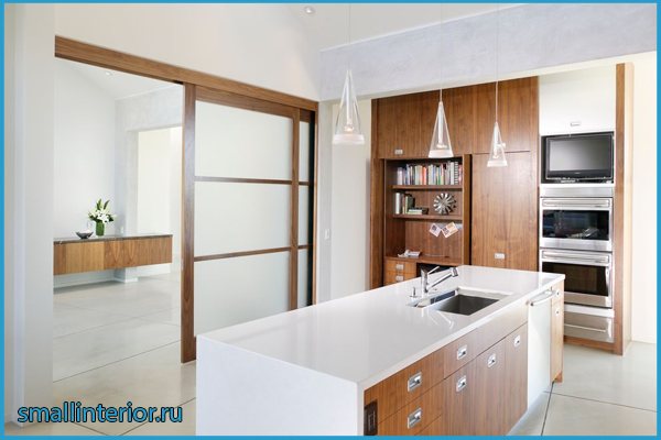 Portes coulissantes dans la cuisine