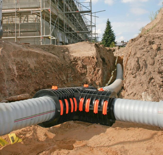 Branchement de la conduite de chauffage