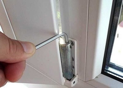 réglage vertical de la fenêtre