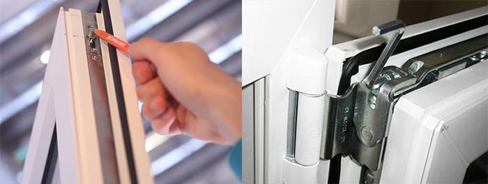 Réglage des fenêtres en cas de courant d'air