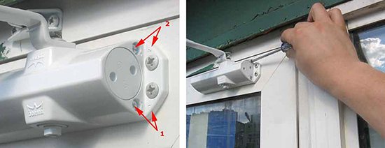 Réglage de la vitesse de fermeture de la porte