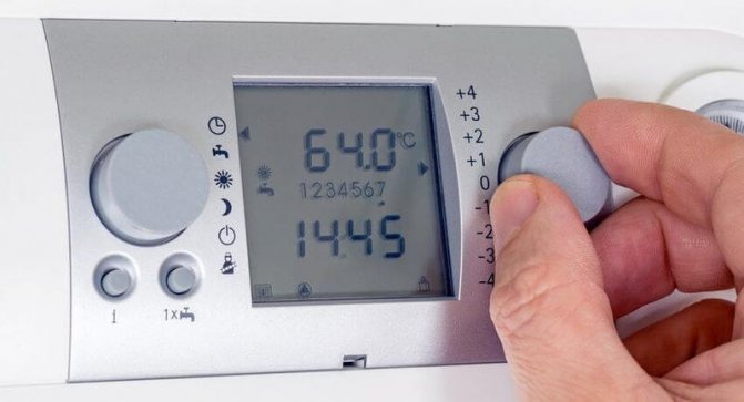 réglage du thermostat