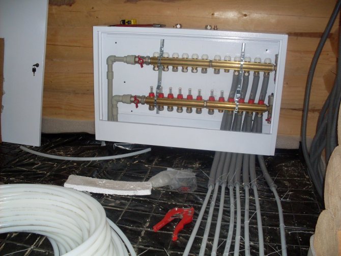 Chauffage au sol réglable