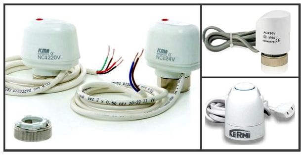 Chauffage au sol réglable