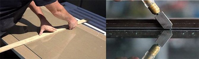 Découpe de verre bricolage