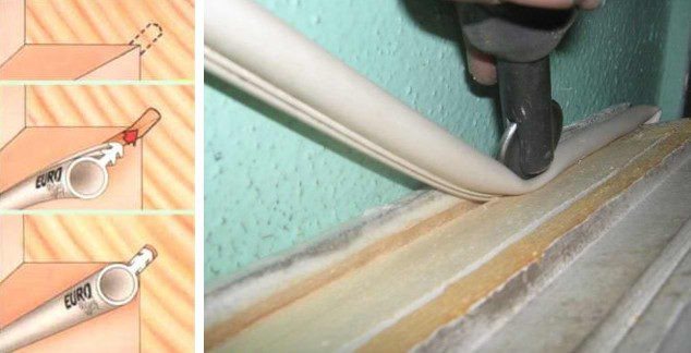 Figure. 2. Restauration de fenêtres selon la technologie suédoise