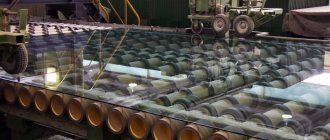 Figure. 8. Fabrication du verre