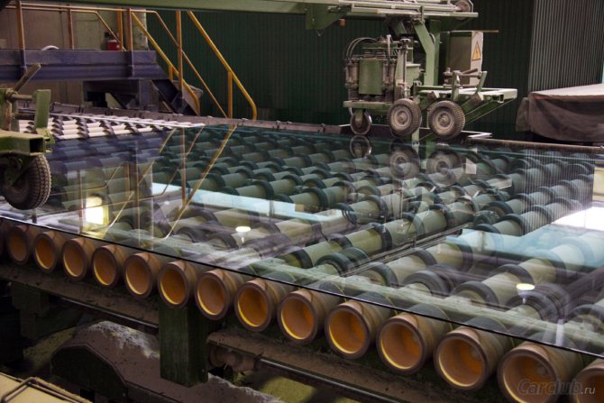 Figure. 8. Fabrication du verre