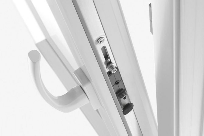 poignée de porte en PVC