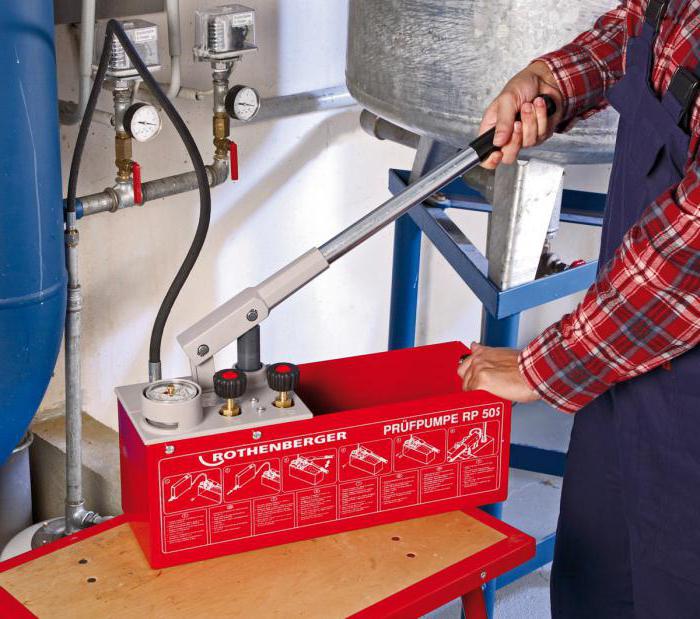 pompe à main pour le sertissage