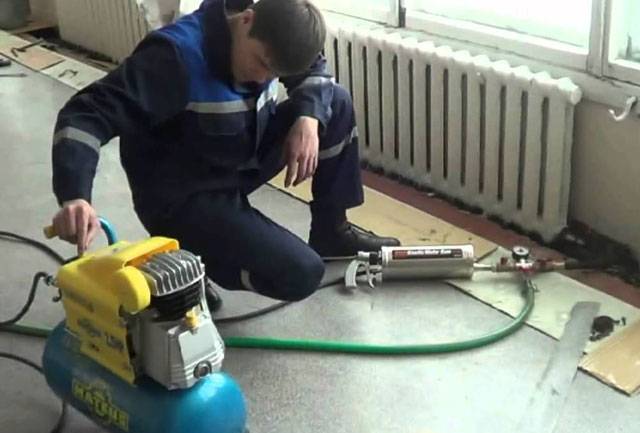 Rouille dans le système de chauffage dans une maison privée