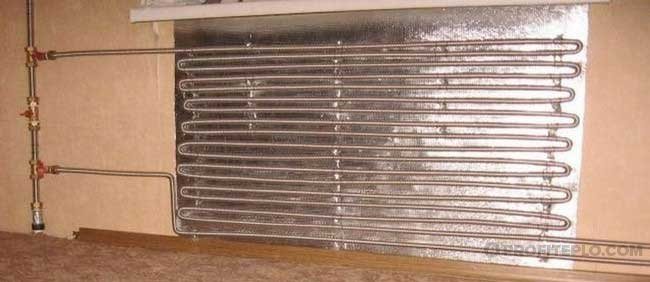 radiateur de chauffage fait maison