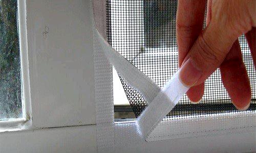 Maille de fenêtre en bois